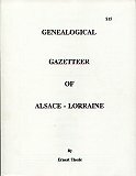 Genealogical Gazetteer of Alsace-Lorraine
