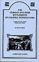 German And Swiss Settlements Of Colonial Pennsylvania